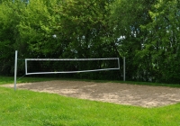 Der Volleyballplatz