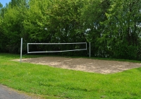 Der Volleyballplatz
